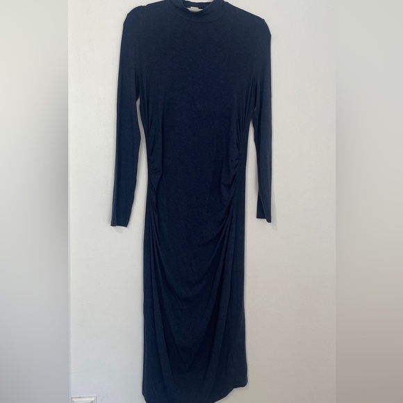 Summer and Sage Maternity Dresses & Skirts - Summer and Sage Maternity Chic Navy Long Sleeve Maxi Dress Small